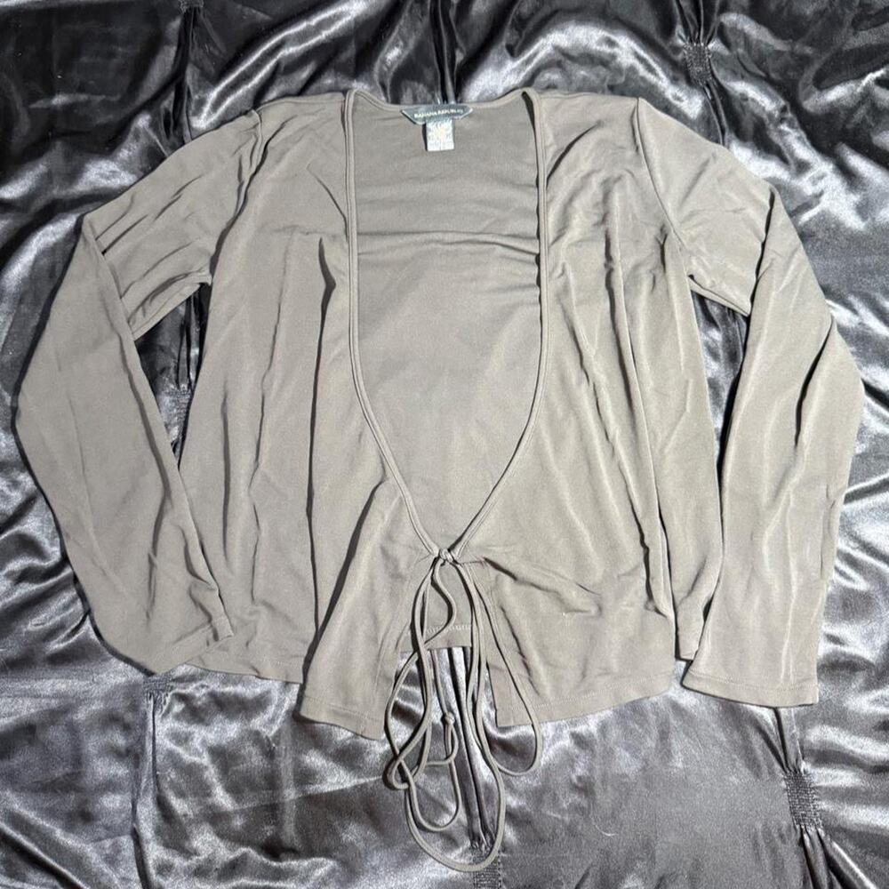 Banana republic green long sleeve